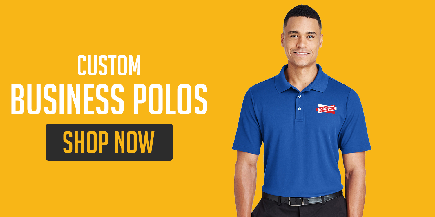 custom business polo shirts